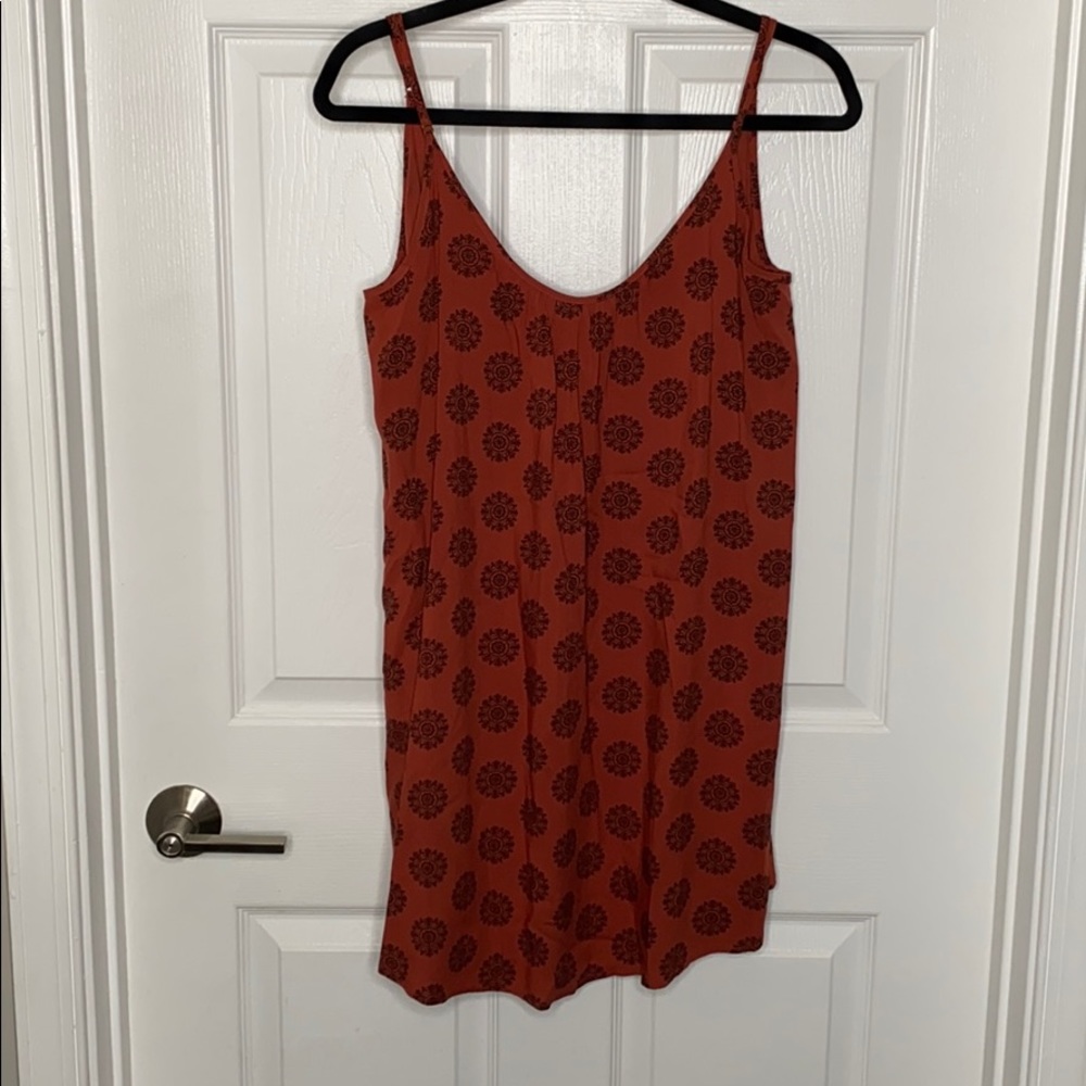 orange sundress